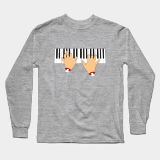 Piano Hands Long Sleeve T-Shirt